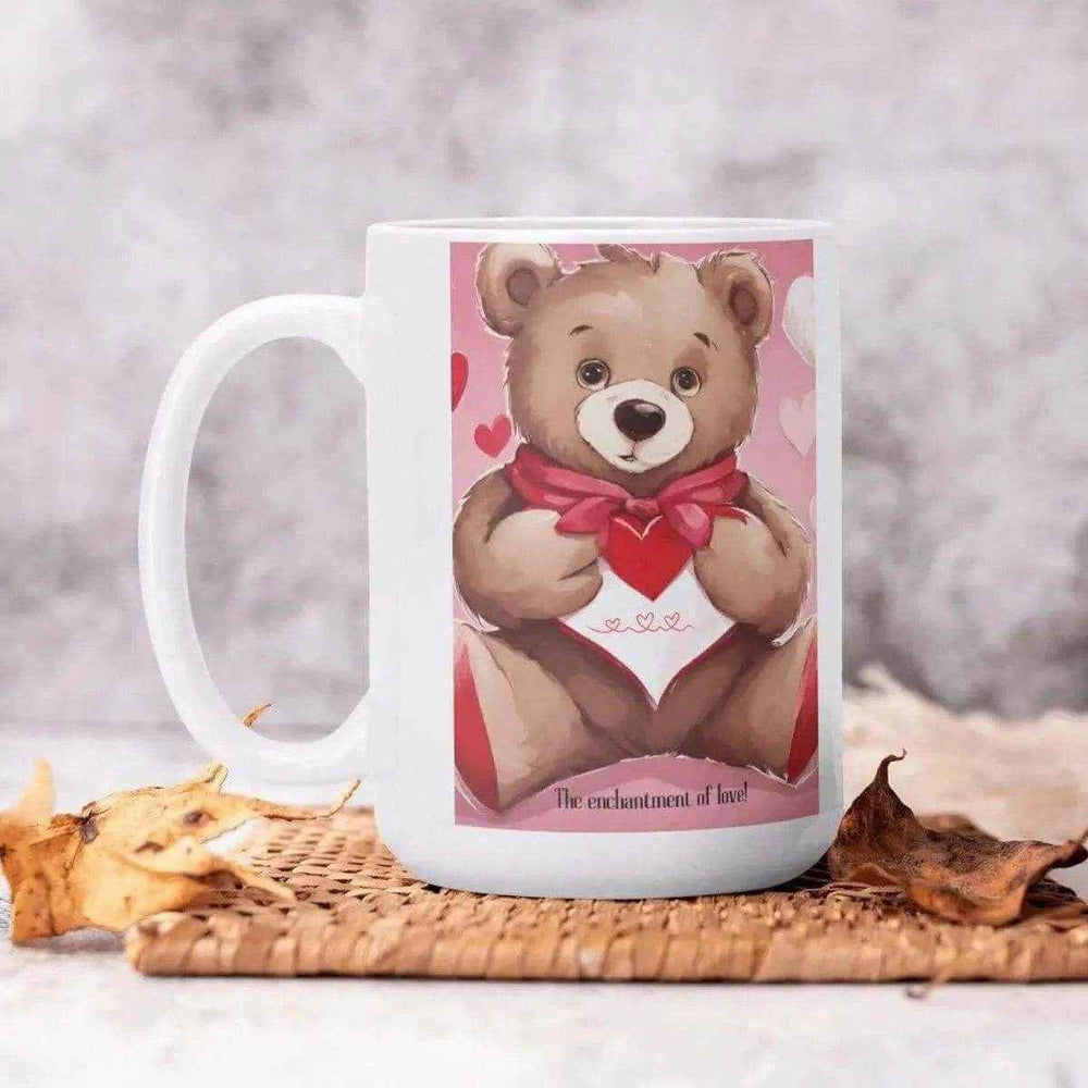Teddy Bear Love Mug | Cute Valentines Day Coffee Cup