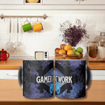 Color Changing Gamer at Work Coffee Mug - Transforming Handle View | Our Phoenix Rise
