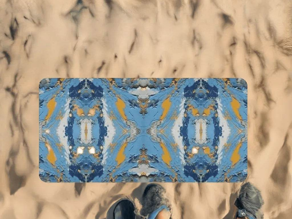 Abstract Art Bath Towel | Colorful Modern Bathroom Decor - Iron Phoenix GHG