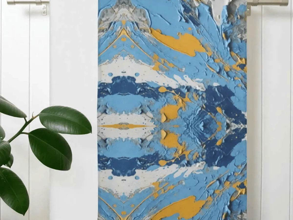 Abstract Art Bath Towel | Colorful Modern Bathroom Decor - Iron Phoenix GHG