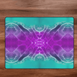Galactic Radiance Abstract Teal and Purple Rug Detailed View 8 | Our Phoenix Rise