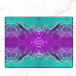 Galactic Radiance Abstract Teal and Purple Rug Detailed View 11 | Our Phoenix Rise