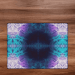 Abstract Purple Teal Cosmic Area Rug - Ethereal Galactic Pattern | Our Phoenix Rise