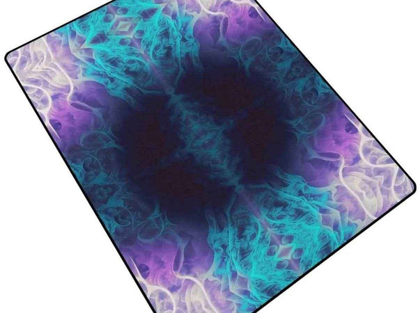 Galactic Whispers Rug | Cosmic Yoga and Gaming Mat