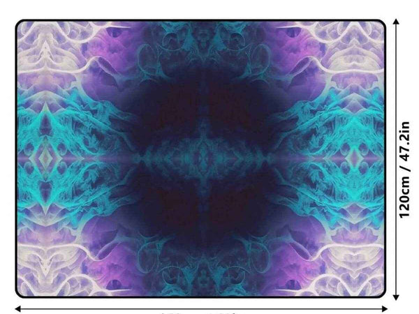 Galactic Whispers Rug | Cosmic Yoga and Gaming Mat