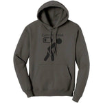 Funny Low Battery Gamer Hoodie - front pocket detail | Our Phoenix Rise