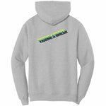 Funny Low Battery Gamer Hoodie - comfort fit lifestyle shot | Our Phoenix Rise