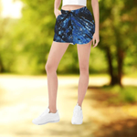 "Black Ice" Crystal Athletic Shorts | Iron Phoenix GHG - Iron Phoenix GHG