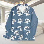 Personalized Photo Pajama Set - Black pajama bottoms with dog photo | Our Phoenix Rise