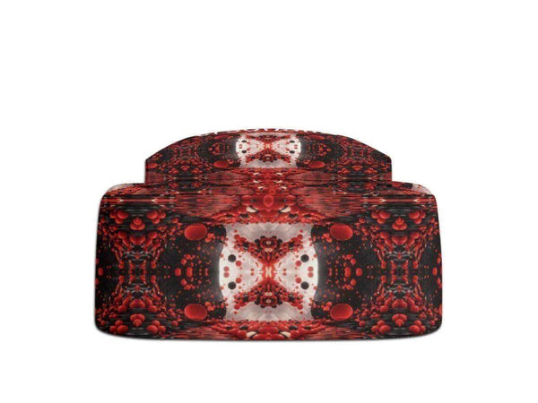 Personalized Red Backpack | Ornate Gamer School Bag - Iron Phoenix GHG