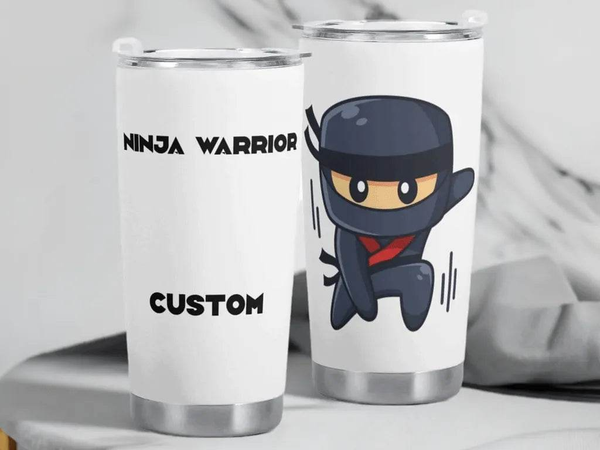 Ninja Warrior Personalized Travel Mug | Iron Phoenix GHG - Iron Phoenix GHG