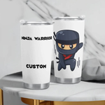 Ninja Warrior Personalized Travel Mug | Iron Phoenix GHG - Iron Phoenix GHG