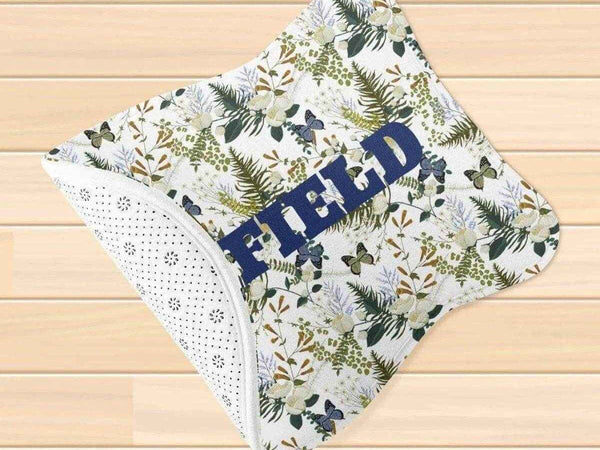 Custom Floral Pet Mat | Personalized Dog and Cat Rug