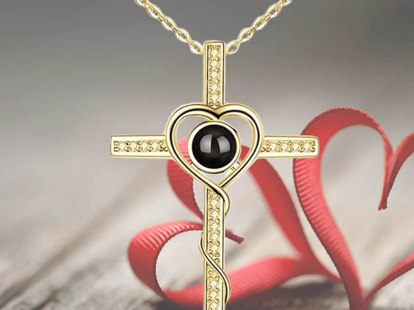 "Cross of Memories" Photo Necklace | Iron Phoenix GHG - Iron Phoenix GHG