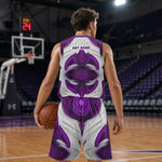 Personalized Basketball Uniform Set - Back View with Custom Name and Number - Detail 14 | Our Phoenix Rise
