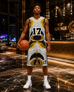 Custom Basketball Jersey and Shorts Set - Back Graphic Detail | Our Phoenix Rise