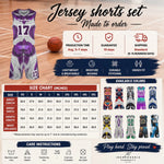 Personalized Basketball Uniform Set - Flat Lay of Jersey and Shorts - Detail 17 | Our Phoenix Rise