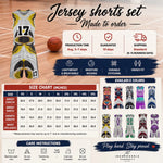 Custom Basketball Jersey and Shorts Set - Shorts Graphic Detail | Our Phoenix Rise