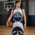 Custom Basketball Jersey and Shorts Set - Action mockup of player on the court | Our Phoenix Rise