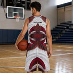 Custom Name Basketball Jersey and Shorts Set - Action Shot in Basketball Arena | Our Phoenix Rise