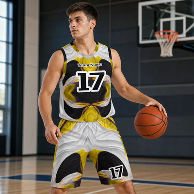Customize Adult Basketball Sports Uniform Jersey & Shorts - lifestyle lifestyle mockup | Our Phoenix Rise