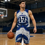 Custom Basketball Uniform Set - Side Profile View of Full Uniform | Our Phoenix Rise