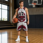 Custom Name Basketball Jersey and Shorts Set - Sideline Lifestyle View | Our Phoenix Rise
