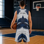 Custom Basketball Jersey and Shorts Set - Full uniform mockup in professional basketball setting | Our Phoenix Rise