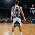 Custom Basketball Jersey And Shorts - Standing Player Mockup | Our Phoenix Rise