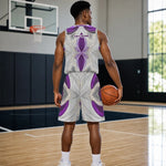 Custom Basketball Jersey and Shorts Set - Full Uniform Lifestyle Mockup | Our Phoenix Rise