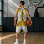 Custom Basketball Uniform Set - Full Uniform Mockup in Gym | Our Phoenix Rise