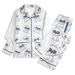 Personalized Pet Photo Pajama Set - White Pajama Top Collar and Pocket Detail | Our Phoenix Rise