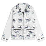 Personalized Pet Photo Pajama Set - White Pajama Top Buttons and Sleeve Cuffs | Our Phoenix Rise