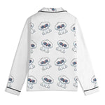 Personalized Pet Photo Pajama Set - White Pajama Pants Cuffs with Dog Pattern | Our Phoenix Rise