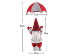 Parachute Gnome Christmas Ornament - Red Hat Gnome Hanging | Our Phoenix Rise