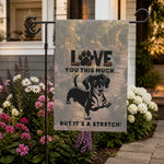 Dachshund Garden Flag - 'Love You This Much' lifestyle porch decor | Our Phoenix Rise