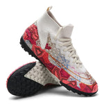 High Top Athletic Track Spikes - Pink Broken Nail Turf Sole Detail | Our Phoenix Rise
