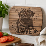 Decorative Pug Dog Cutting Board - Modern kitchen shelf decor | Our Phoenix Rise