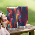 Deep Color Abstract Tumbler by Shadowseeker Detailed View 7 | Our Phoenix Rise