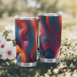 Deep Color Abstract Tumbler by Shadowseeker Detailed View 9 | Our Phoenix Rise