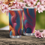 Deep Color Abstract Tumbler by Shadowseeker Detailed View 11 | Our Phoenix Rise