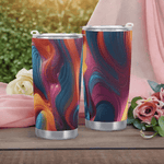 Deep Color Abstract Tumbler by Shadowseeker Detailed View 8 | Our Phoenix Rise