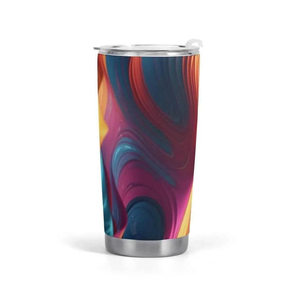 Deep Color Abstract Tumbler by Shadowseeker