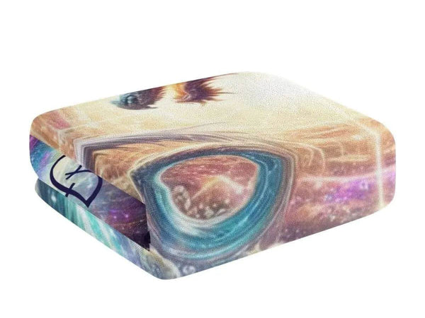 Personalized Dragon Towel | Custom Fantasy Bath Decor - Iron Phoenix GHG