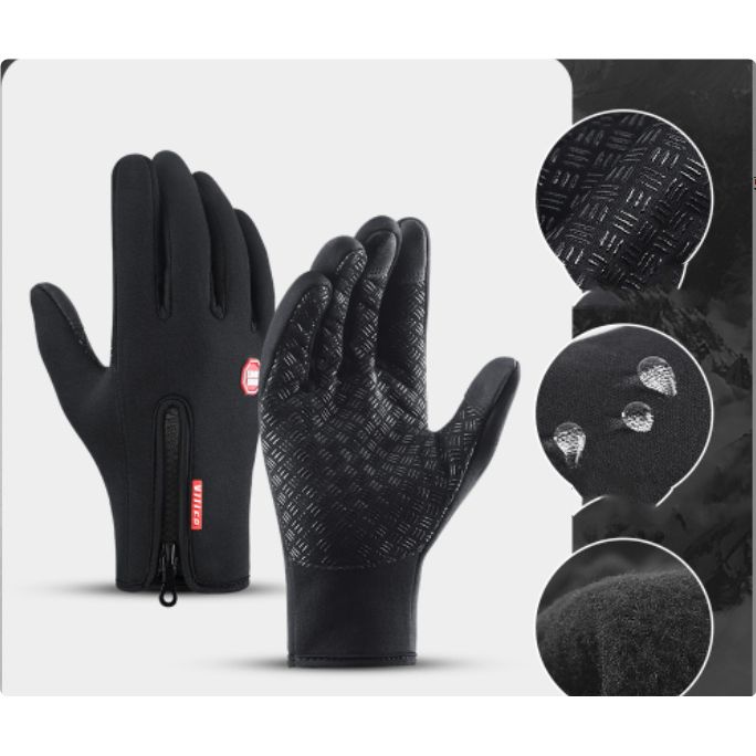 Winter Polar Fleece Touch Screen Gloves | Waterproof Riding & Sports