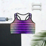 Electric Vibes Sports Bra - Trendy Workout Gear for Active Gamers