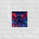 Fantasy Warrior Gaming Poster - 14x14 inch size mockup | Our Phoenix Rise