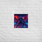 Fantasy Warrior Gaming Poster - 18x18 inch size mockup | Our Phoenix Rise