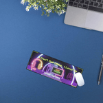 Extended Gaming Mouse Pad - Top down view with bright neon colors | Our Phoenix Rise