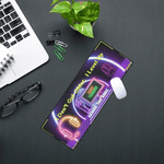 Extended Gaming Mouse Pad - Dynamic neon graphic with computer icon | Our Phoenix Rise